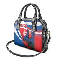 Slovakia Independence Day Shoulder Handbag Devín Castle Nad Tatrou sa blyska