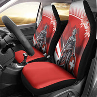 Switzerland Swiss National Day Car Seat Cover Helvetia Matterhorn