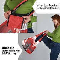 Switzerland Swiss National Day Grocery Bag Helvetia Matterhorn