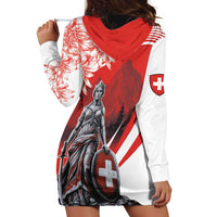 Switzerland Swiss National Day Hoodie Dress Helvetia Matterhorn