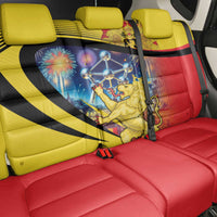 Belgium National Day Back Car Seat Cover Atomium Leo Belgicus