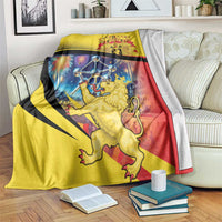 Belgium National Day Blanket Atomium Leo Belgicus