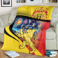 Belgium National Day Blanket Atomium Leo Belgicus