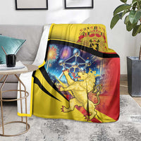 Belgium National Day Blanket Atomium Leo Belgicus