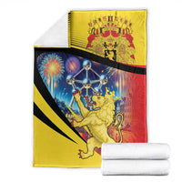Belgium National Day Blanket Atomium Leo Belgicus