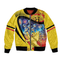 Belgium National Day Bomber Jacket Atomium Leo Belgicus