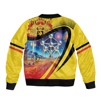 Belgium National Day Bomber Jacket Atomium Leo Belgicus