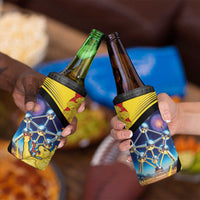 Belgium National Day 4 in 1 Can Cooler Tumbler Atomium Leo Belgicus