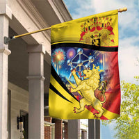 Belgium National Day Garden Flag Atomium Leo Belgicus
