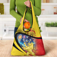 Belgium National Day Grocery Bag Atomium Leo Belgicus