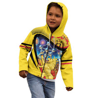 Belgium National Day Kid Hoodie Atomium Leo Belgicus