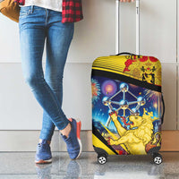 Belgium National Day Luggage Cover Atomium Leo Belgicus