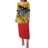 Belgium National Day Puletasi Atomium Leo Belgicus