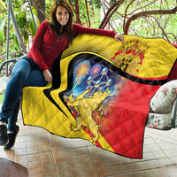 Belgium National Day Quilt Atomium Leo Belgicus