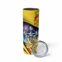 Belgium National Day Skinny Tumbler Atomium Leo Belgicus