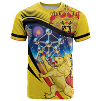 Belgium National Day T Shirt Atomium Leo Belgicus