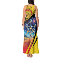 Belgium National Day Tank Maxi Dress Atomium Leo Belgicus
