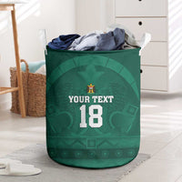 Iraq Football Custom Laundry Basket Mesopotamian Lion Pattern
