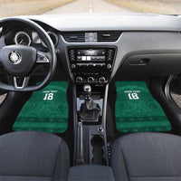 Iraq Football Custom Car Mats Mesopotamian Lion Pattern