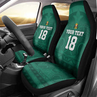 Iraq Football Custom Car Seat Cover Mesopotamian Lion Pattern