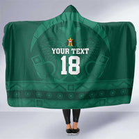 Iraq Football Custom Hooded Blanket Mesopotamian Lion Pattern