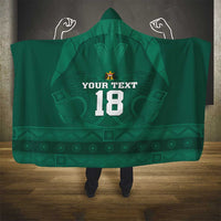 Iraq Football Custom Hooded Blanket Mesopotamian Lion Pattern