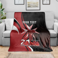 Personalized Malta Independence Day Blanket Maltese Cross With Independence Monument