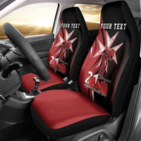 Personalized Malta Independence Day Car Seat Cover Maltese Cross With Independence Monument