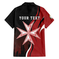 Personalized Malta Independence Day Family Matching Off Shoulder Maxi Dress and Hawaiian Shirt Maltese Cross With Independence Monument