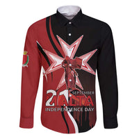 Personalized Malta Independence Day Family Matching Puletasi and Hawaiian Shirt Maltese Cross With Independence Monument