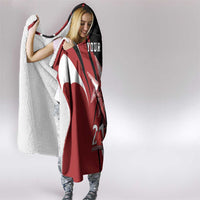Personalized Malta Independence Day Hooded Blanket Maltese Cross With Independence Monument