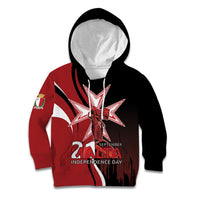 Personalized Malta Independence Day Kid Hoodie Maltese Cross With Independence Monument