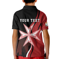 Personalized Malta Independence Day Kid Polo Shirt Maltese Cross With Independence Monument