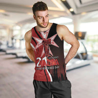 Personalized Malta Independence Day Men Tank Top Maltese Cross With Independence Monument