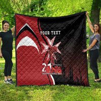 Personalized Malta Independence Day Quilt Maltese Cross With Independence Monument