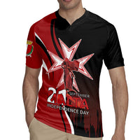 Personalized Malta Independence Day Rugby Jersey Maltese Cross With Independence Monument