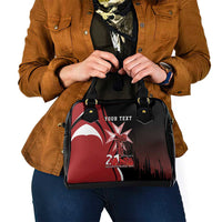 Personalized Malta Independence Day Shoulder Handbag Maltese Cross With Independence Monument