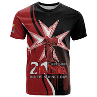 Personalized Malta Independence Day T Shirt Maltese Cross With Independence Monument