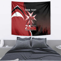 Personalized Malta Independence Day Tapestry Maltese Cross With Independence Monument