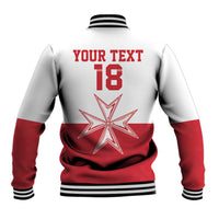 Custom Malta Football Baseball Jacket Tim nazzjonali tal-futbol ta Malta