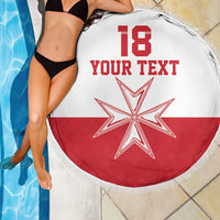 Custom Malta Football Beach Blanket Tim nazzjonali tal-futbol ta Malta