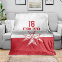 Custom Malta Football Blanket Tim nazzjonali tal-futbol ta Malta
