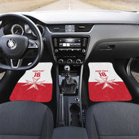 Custom Malta Football Car Mats Tim nazzjonali tal-futbol ta Malta