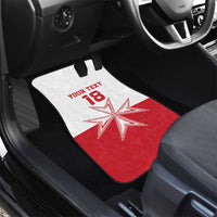 Custom Malta Football Car Mats Tim nazzjonali tal-futbol ta Malta