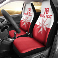 Custom Malta Football Car Seat Cover Tim nazzjonali tal-futbol ta Malta