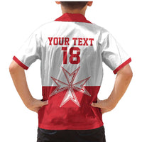 Custom Malta Football Family Matching Mermaid Dress and Hawaiian Shirt Tim nazzjonali tal-futbol ta Malta