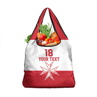 Custom Malta Football Grocery Bag Tim nazzjonali tal-futbol ta Malta