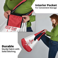 Custom Malta Football Grocery Bag Tim nazzjonali tal-futbol ta Malta