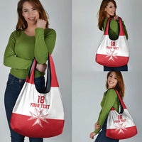 Custom Malta Football Grocery Bag Tim nazzjonali tal-futbol ta Malta