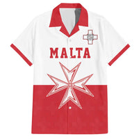 Custom Malta Football Hawaiian Shirt Tim nazzjonali tal-futbol ta Malta